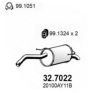 NISSA 20100AY11B End Silencer